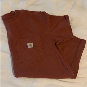Carhartt tshirt in red size medium